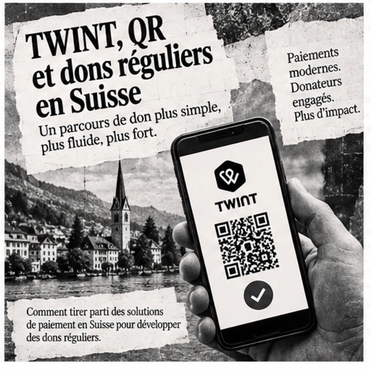 TWINT, QR et parcours de don en Suisse